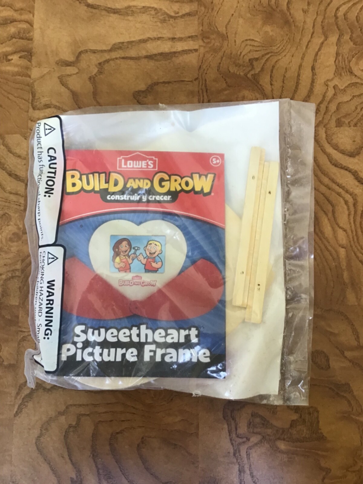 Lowes Build and Grow Building Set Sweetheart Picture Frame