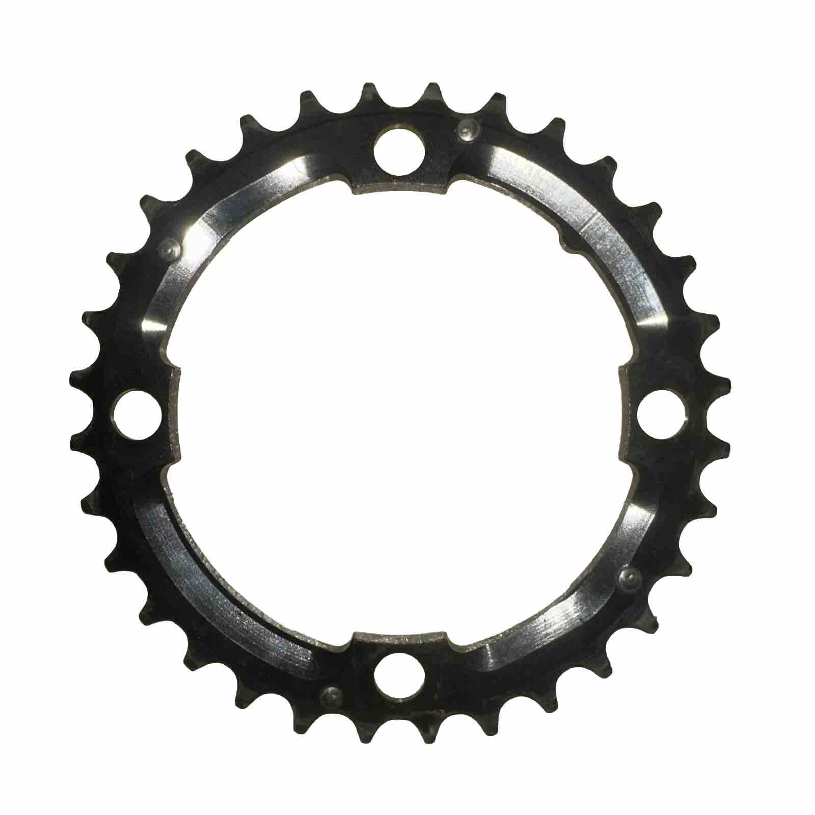 32t 32 Tooth Chainring 104 mm BCD Black Aluminum Alloy 4 Bolt Pattern Machined