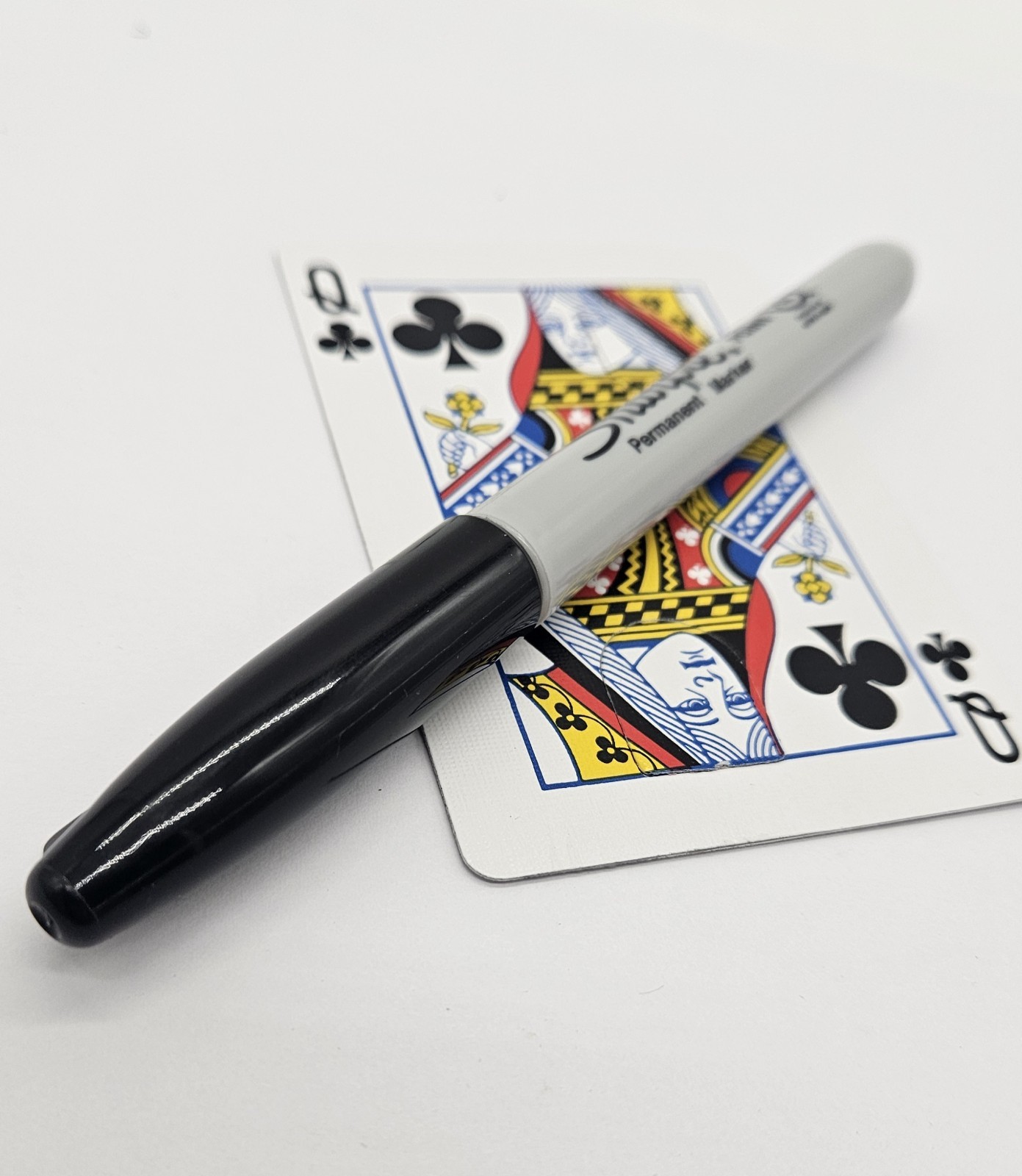 Marker Through Card Trick - Extreme Visual Magic - Easy to Perfom - Blue Edition