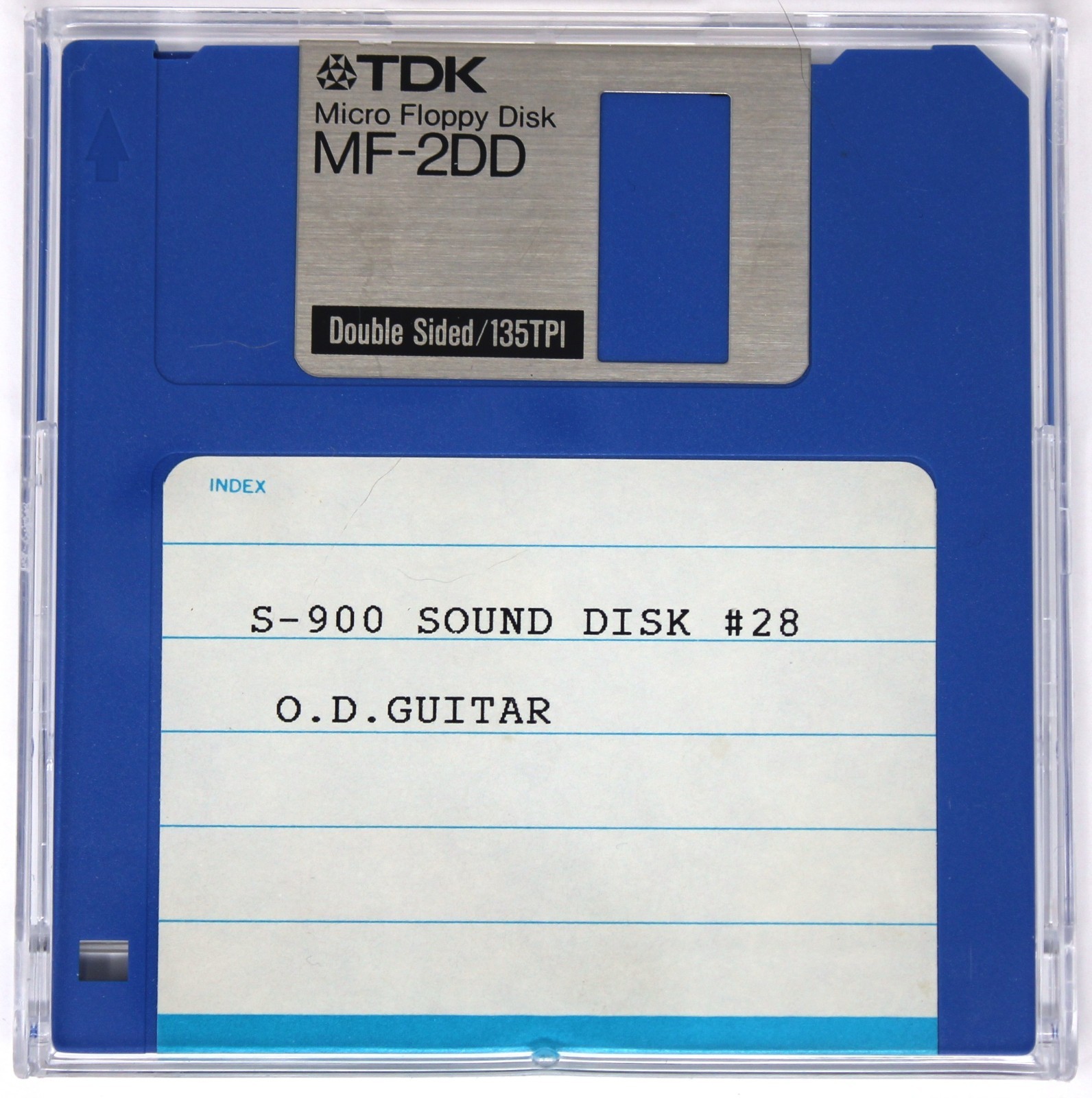 S-900 Sound Disk #28 O.D. Guitar Akai S900 Format Floppy Disk