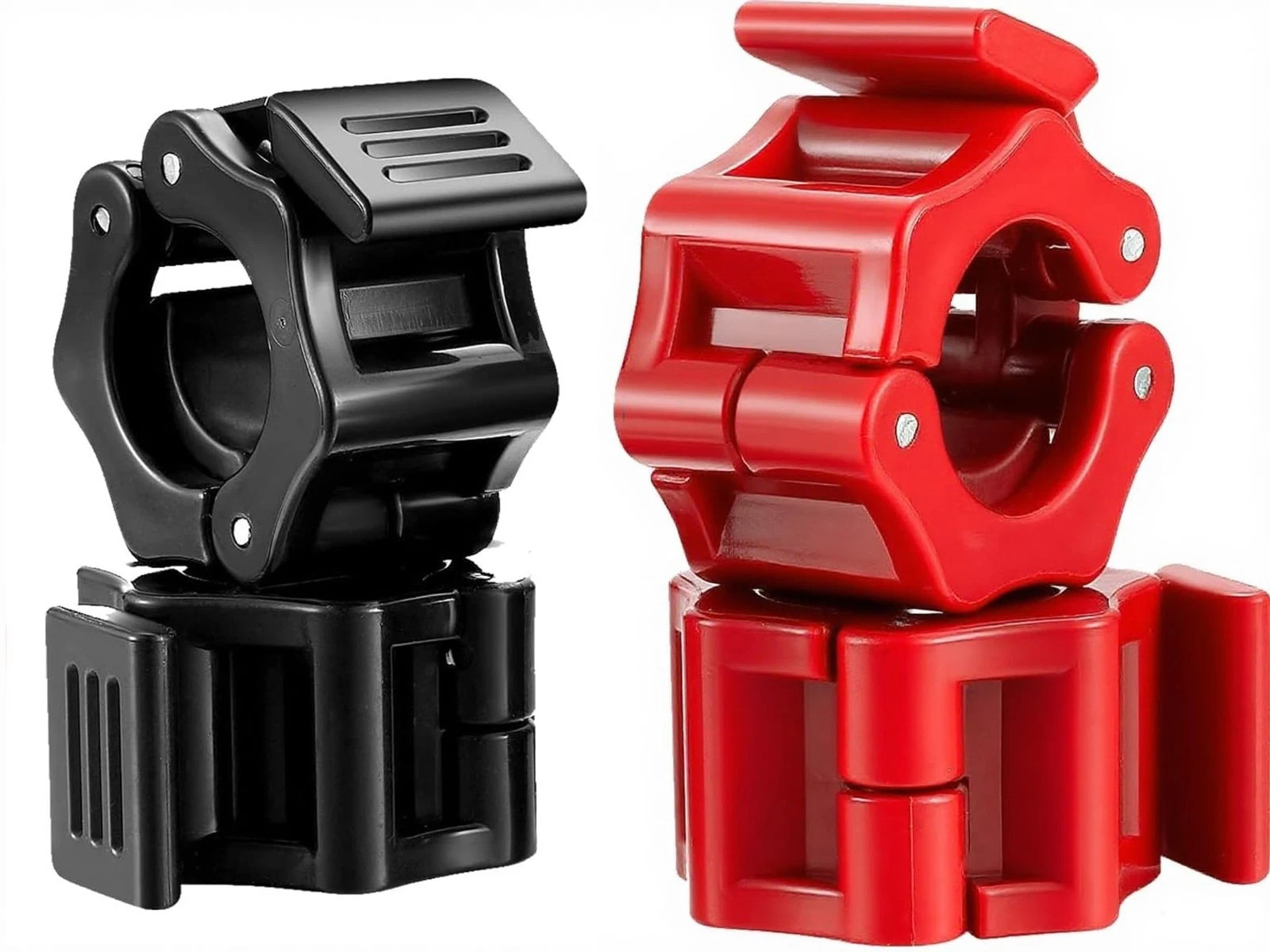 4 Pack 1 Inch Barbell Clamps Quick Release Non-Slip Collars for Weightlifting