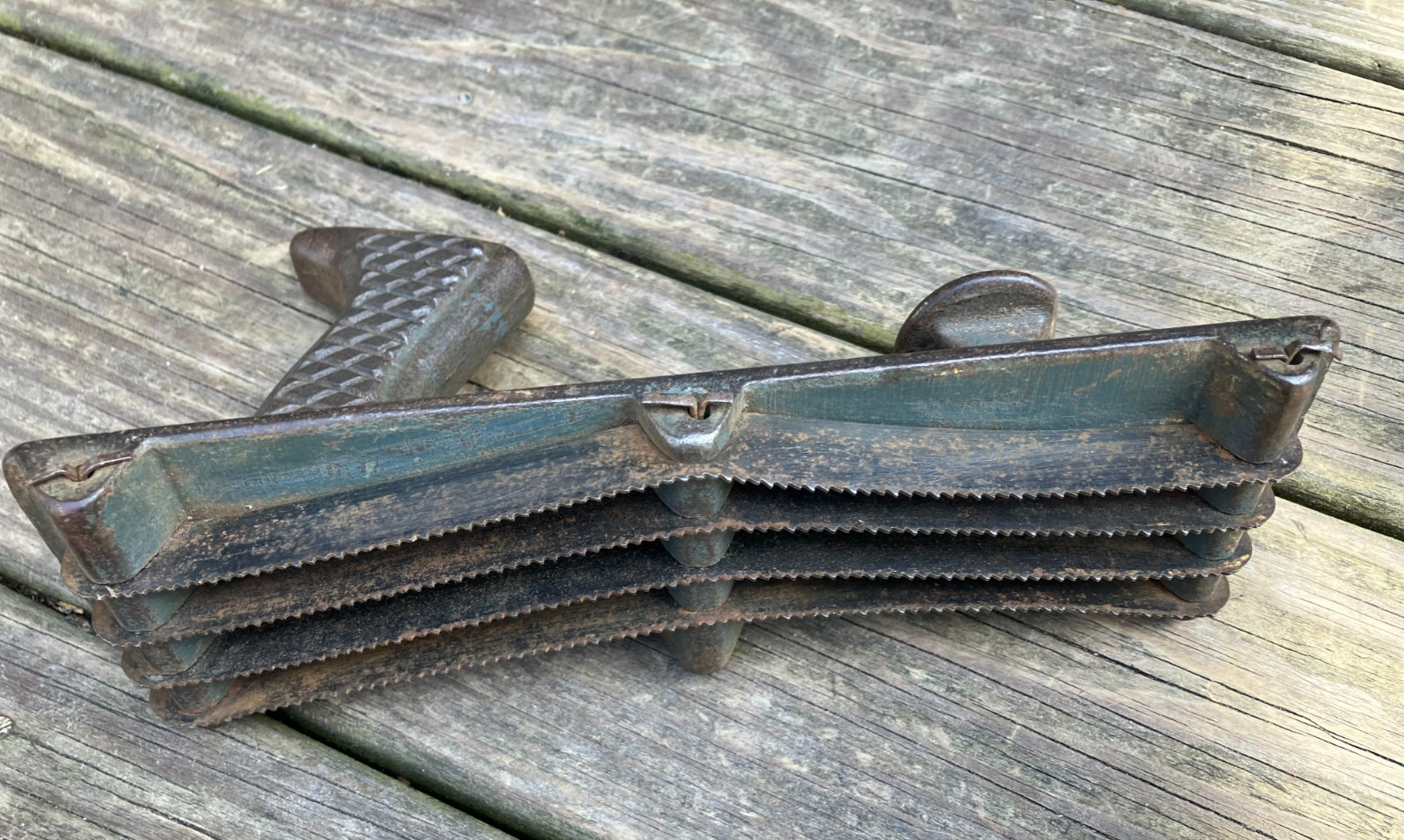 Odd USMC Leather Shaving Plane