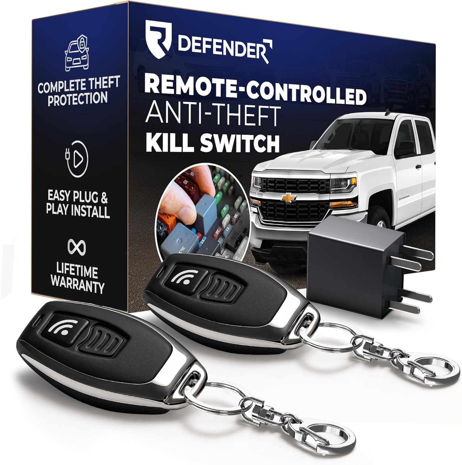 Defender Anti Theft Kill Switch Immobilizer for GM Trucks