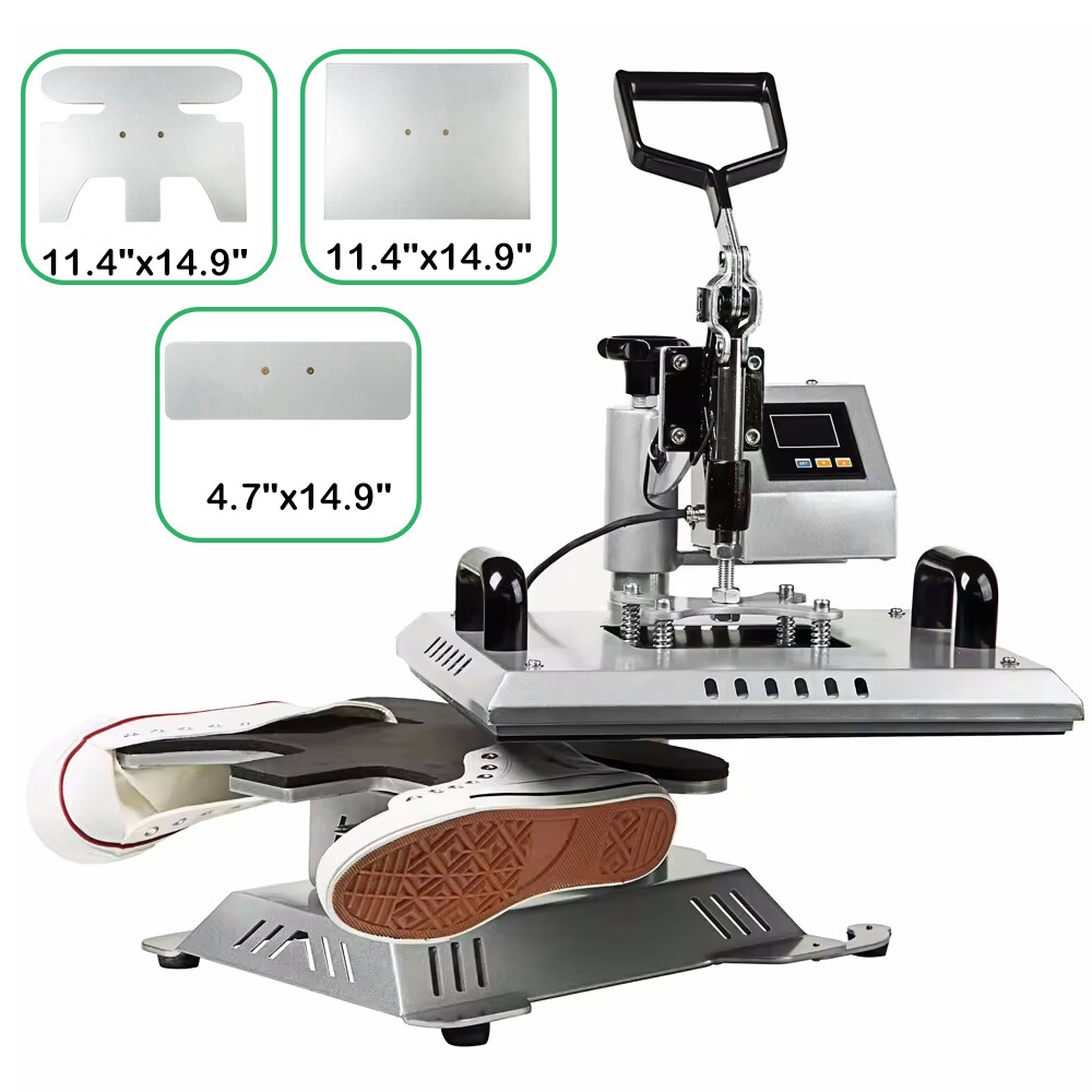 【SALE】Digital Heat Press Machine – Swing-Away Design for T-Shirts Shoes and Cap