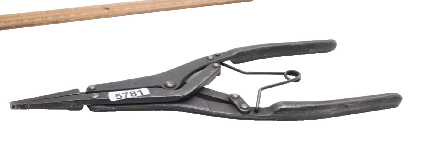 Snap-on SRP5A Spring Loaded Straight Tip Retaining Snap Ring Pliers 10.5" USA