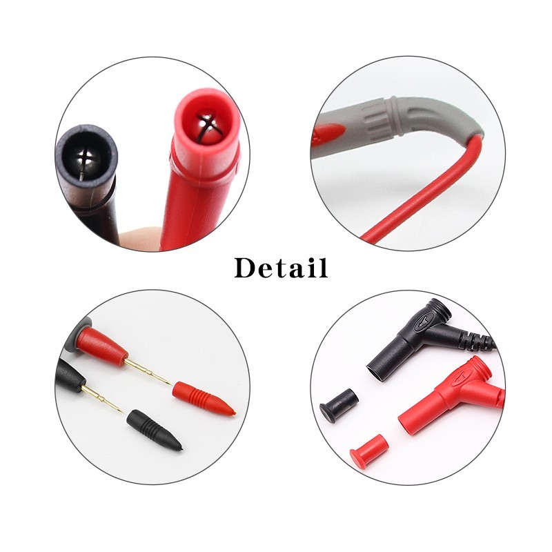 Multimeter Hard Point Test Leads Set 1000V 20A Meter Probes