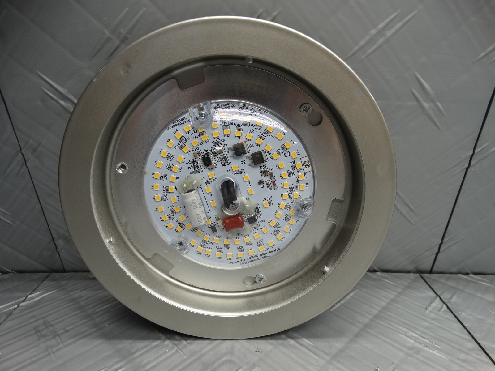 LED and Assembly for Hampton Bay Castlegate 44in Silver Ceiling Fan 1009590821