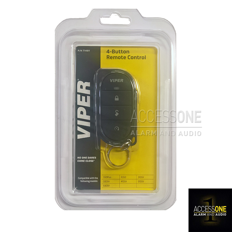Viper 7146V 4-Button Replacement Remote Control With New Easier To Use Style