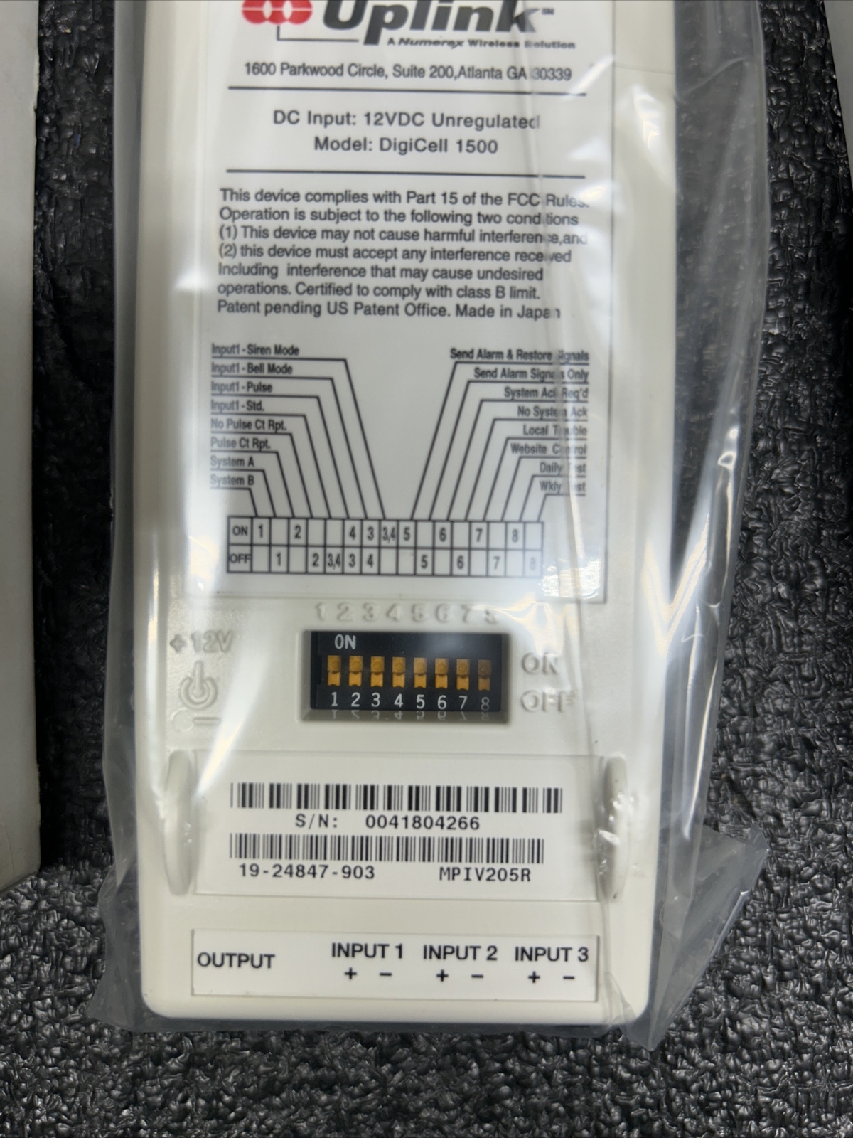 NEW! UPLINK DigiCell 1500 Numerex Wireless Controller_WARRANTY_FAST SHIPPING!