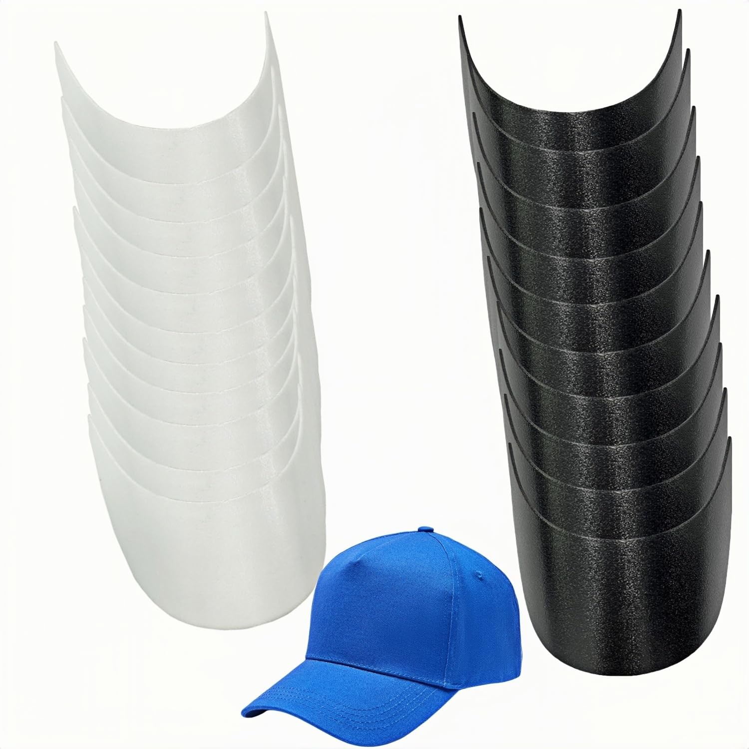 20 Pcs Baseball Caps Inserts Shapers 17.5 x 7.4 x 1.00 cm / 7 x 2.96 x 0.4 in