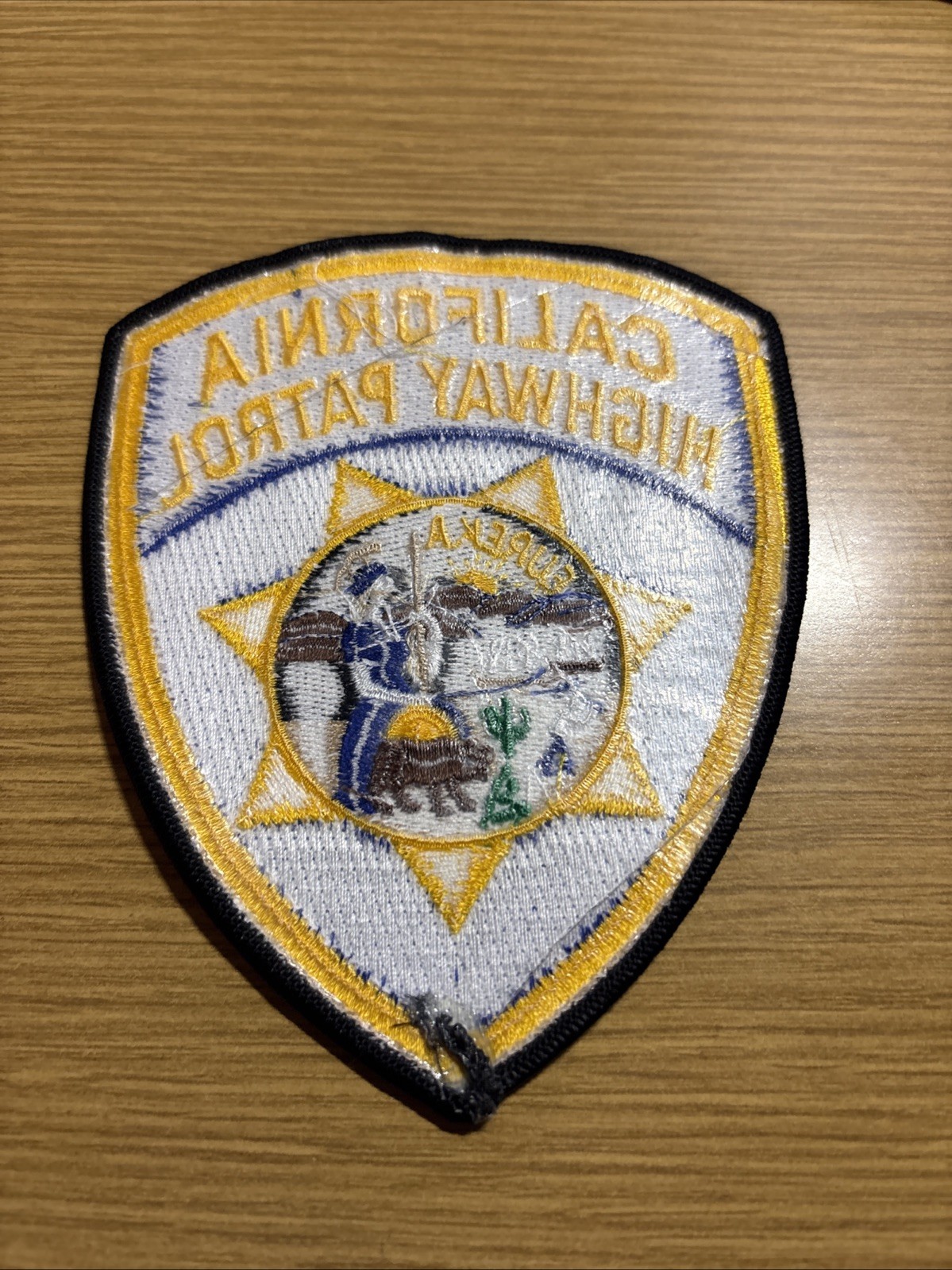 California Highway Patrol Shoulder Patch-Historical Memorabilia