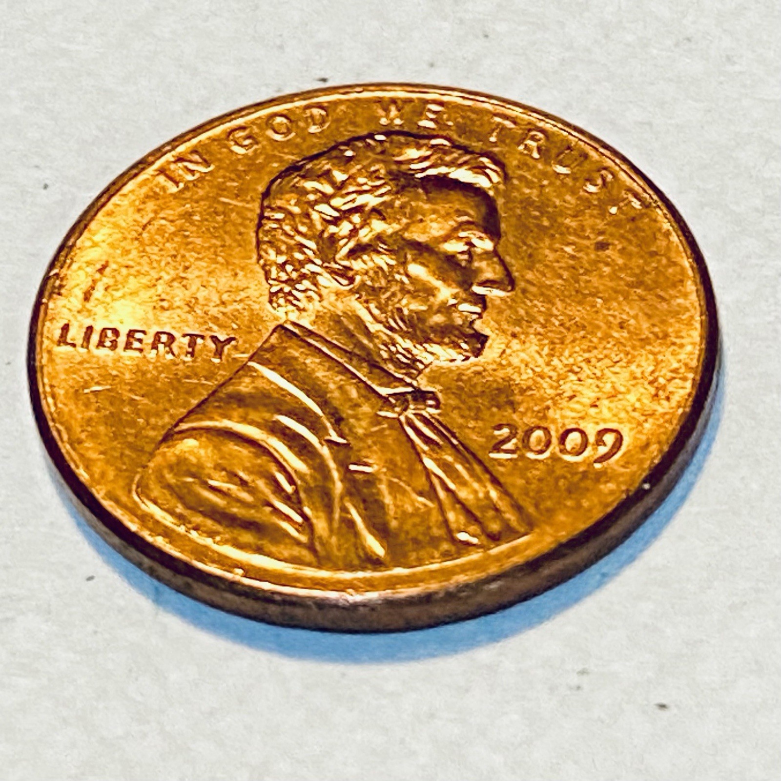 2009 lincoln memorial penny NO MINT MARK Error RARE