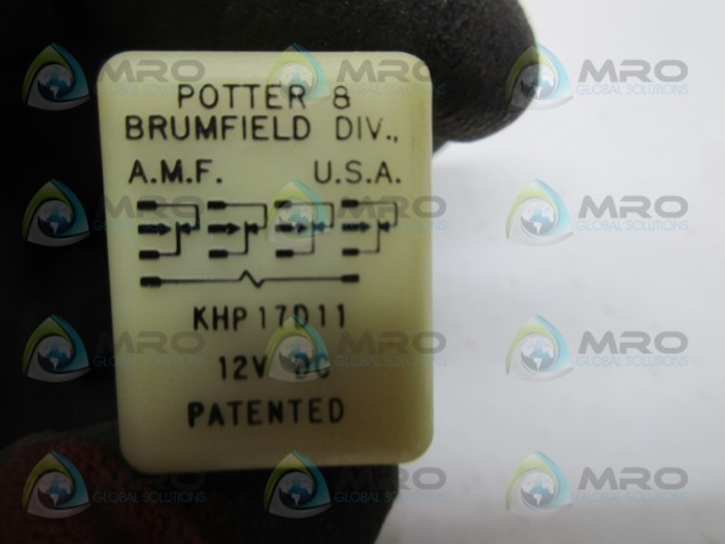 POTTER & BRUMFIELD KHP17D11-12VDC RELAY NSMP