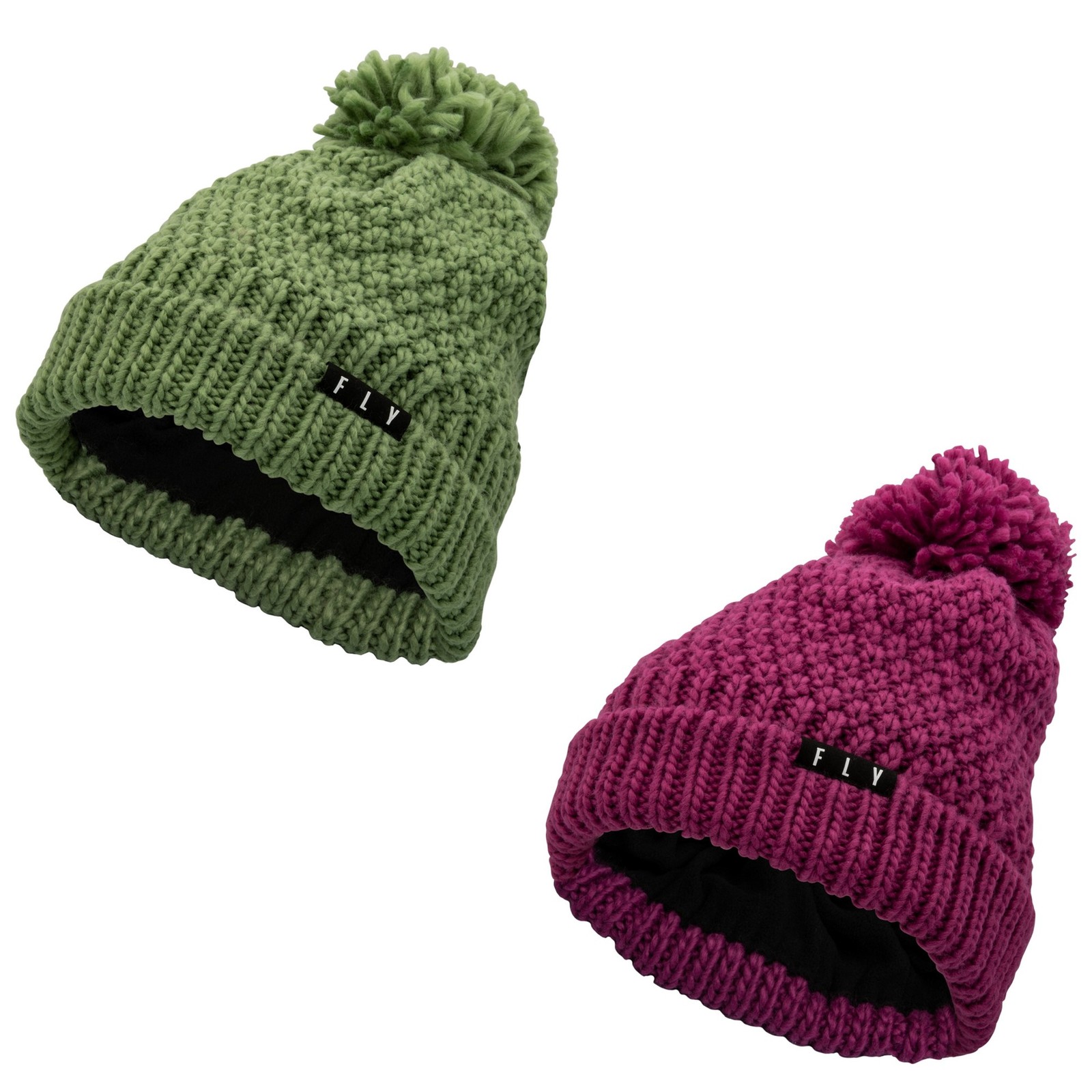 Fly Racing Anna Pom Womens Beanie Hat