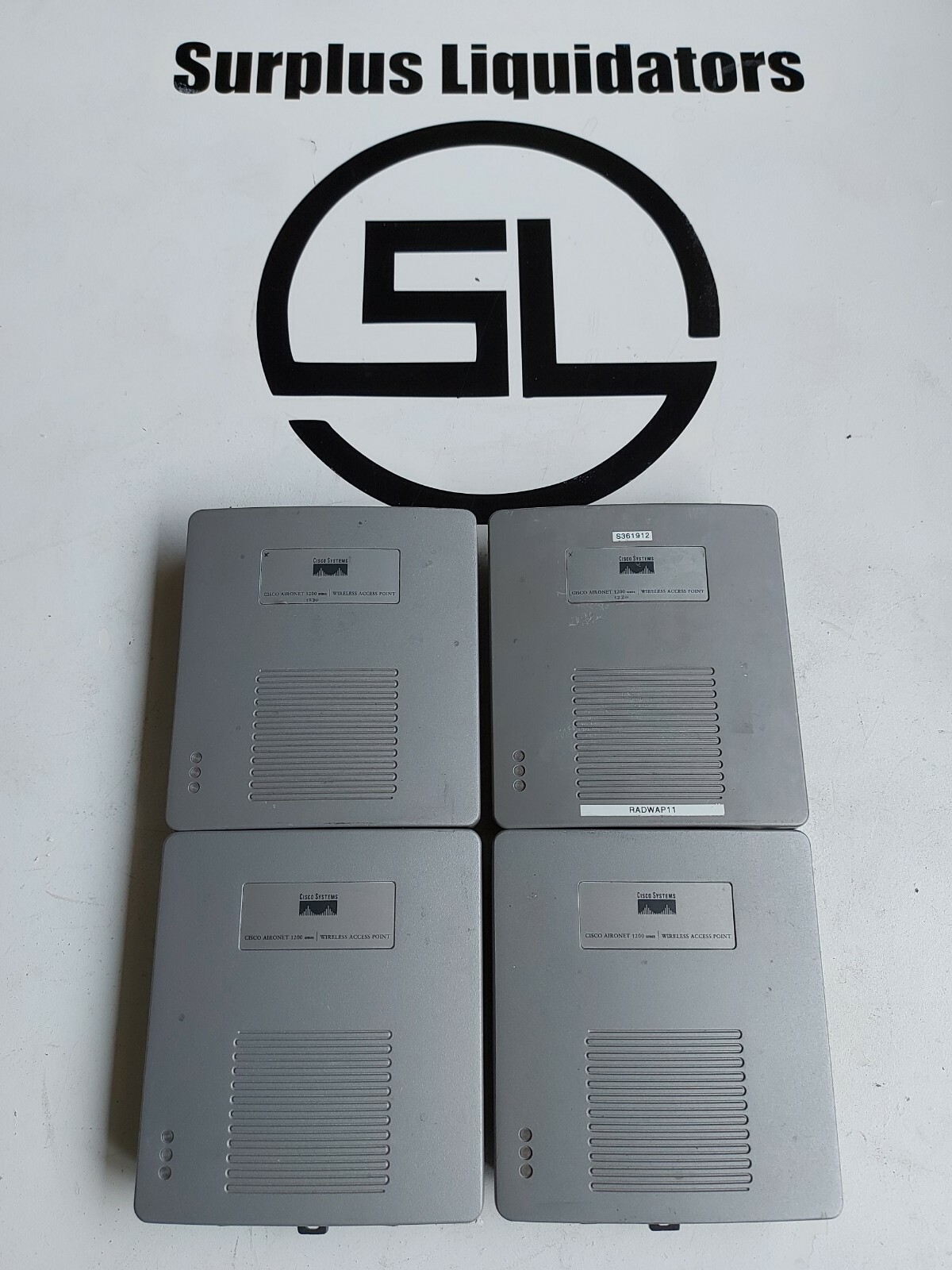 LOT of 4 UNITS CISCO AIRONET 1200 SERIES WIRELESS ACCESS POINT AIR-AP1230B-A-K9