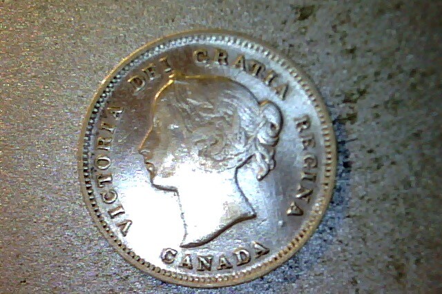 1899 CANADA 5 Cents XF
