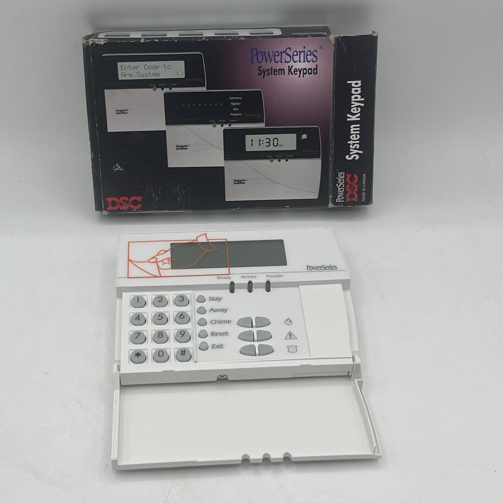 Vintage DSC PowerSeries System Keypad Alarm Control Panel 2002 New Open Box