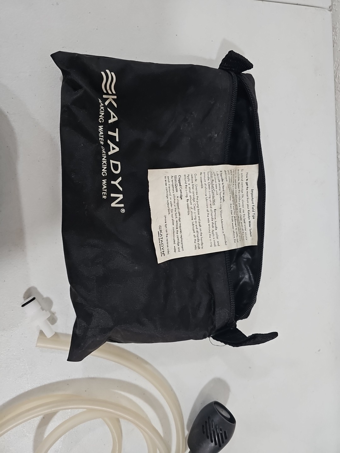 Katadyn Microfilter Survival Backpack Water Filtration Portable Untested