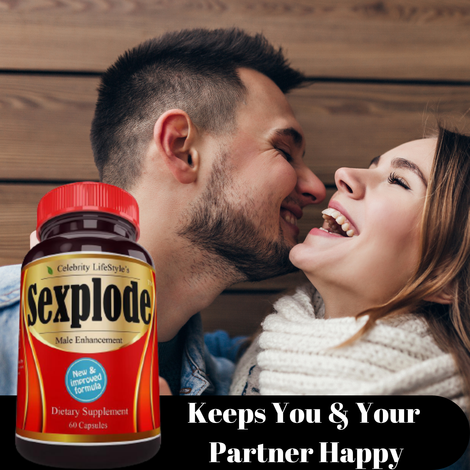 XXXplode for Men Male Enhancement, Testosterone Booster, Energy, Stamina - 60C