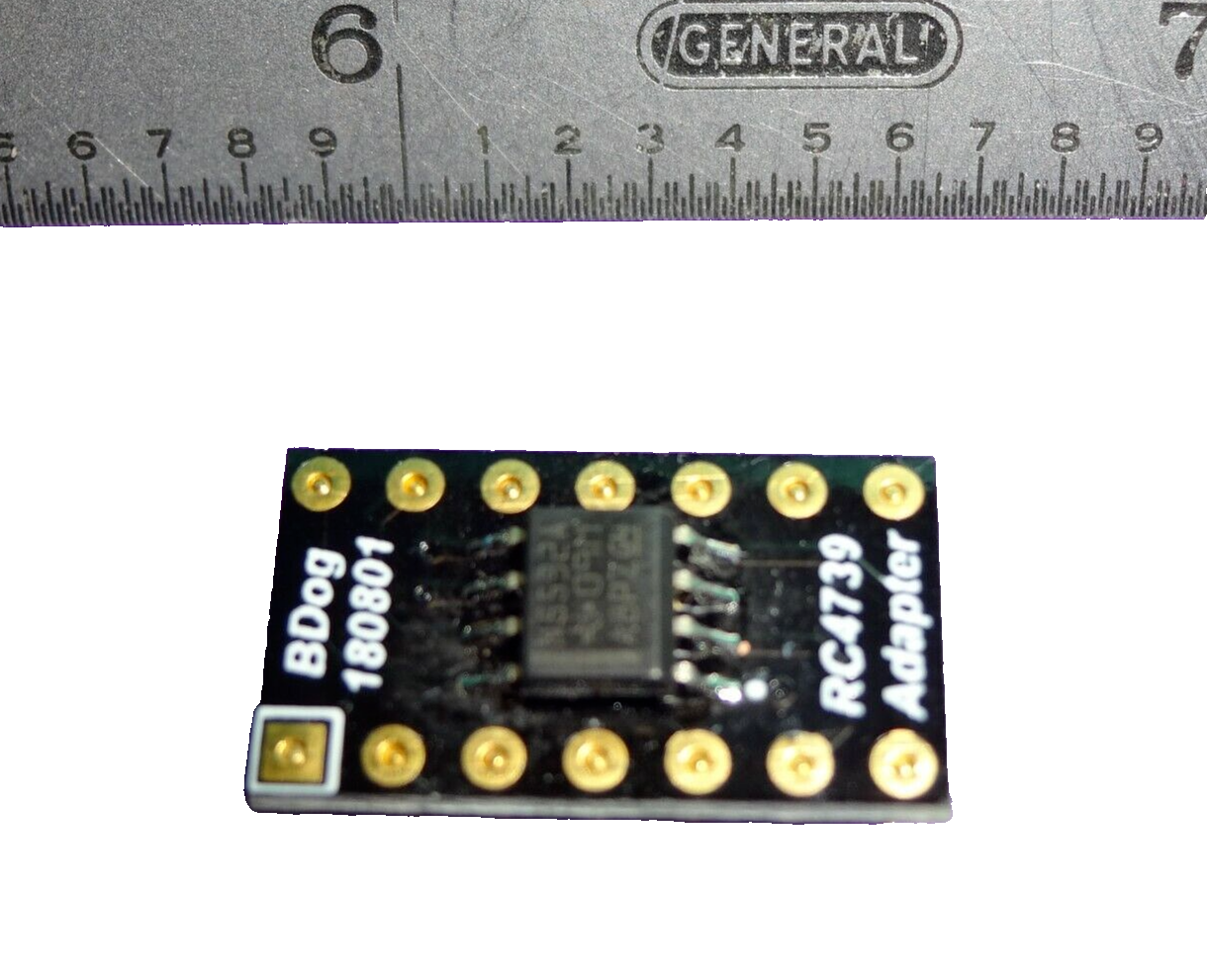 RC4739 uA739 MC1303 Replacement IC Via NE5532A Phase Linear Crown