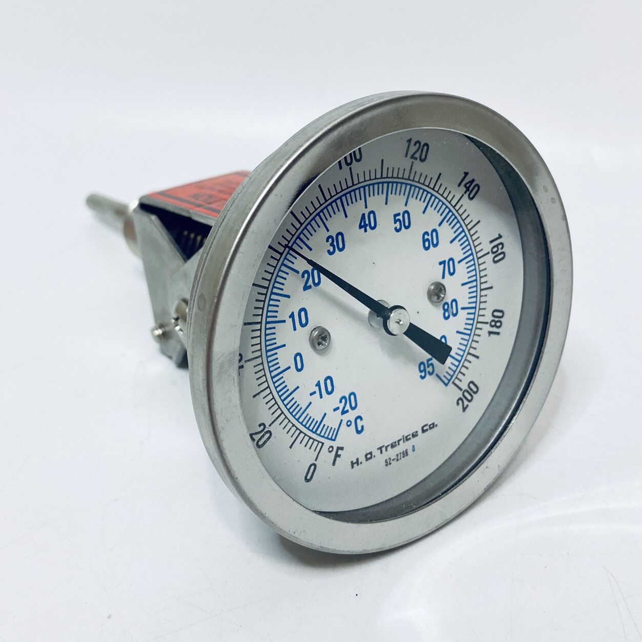 3" Trerice Bi-Metal Thermometer Gauge Adjustable Angle 0-200 Degrees 52-2796 NOS