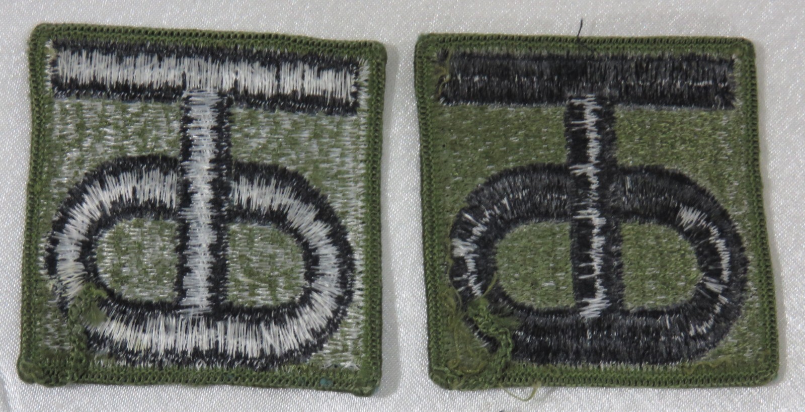 United States Army 90th Army Reserve Command patch set of 2