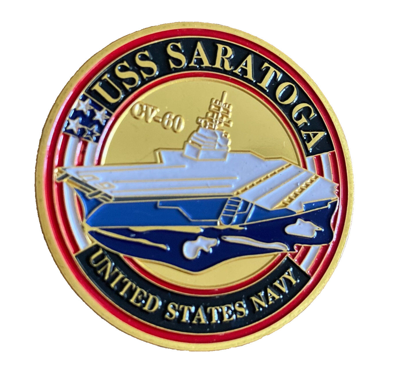 USS SARATOGA (CV-60)  Coin