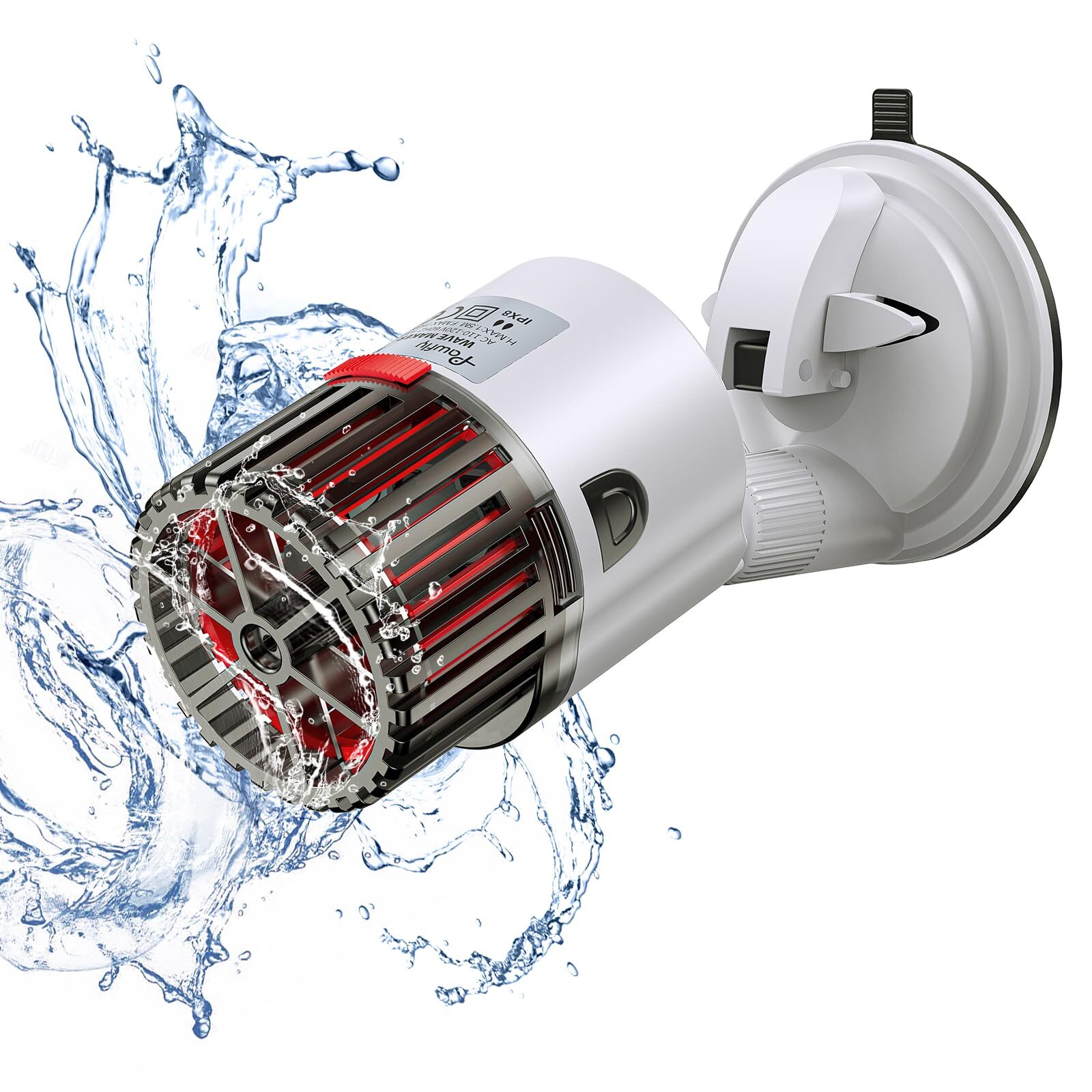 Aquarium Wave Maker 2000 GPH Adjustable Circulation Pump with Strong Suction Cup