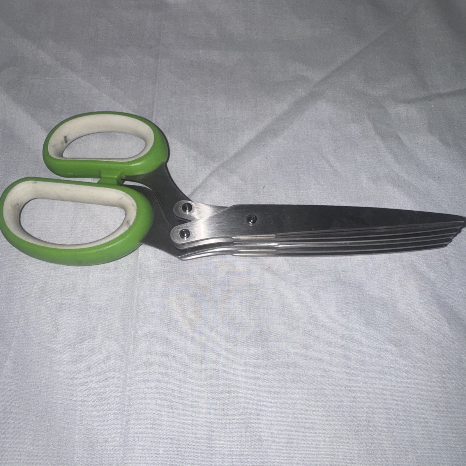 Herb Scissors Chop Herbs Easily with 5 Blade Scissors Onion Cutter Kitchen Tool