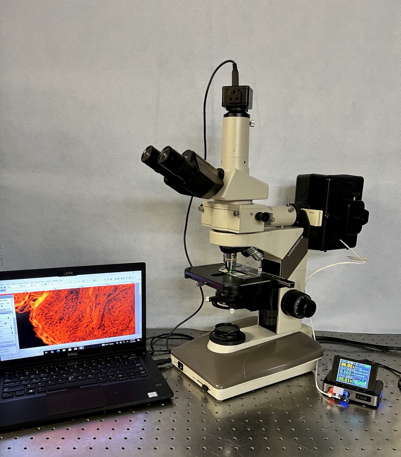 Nikon Labophot 2 LED Fluorescence Microscope CAM + Guarantee