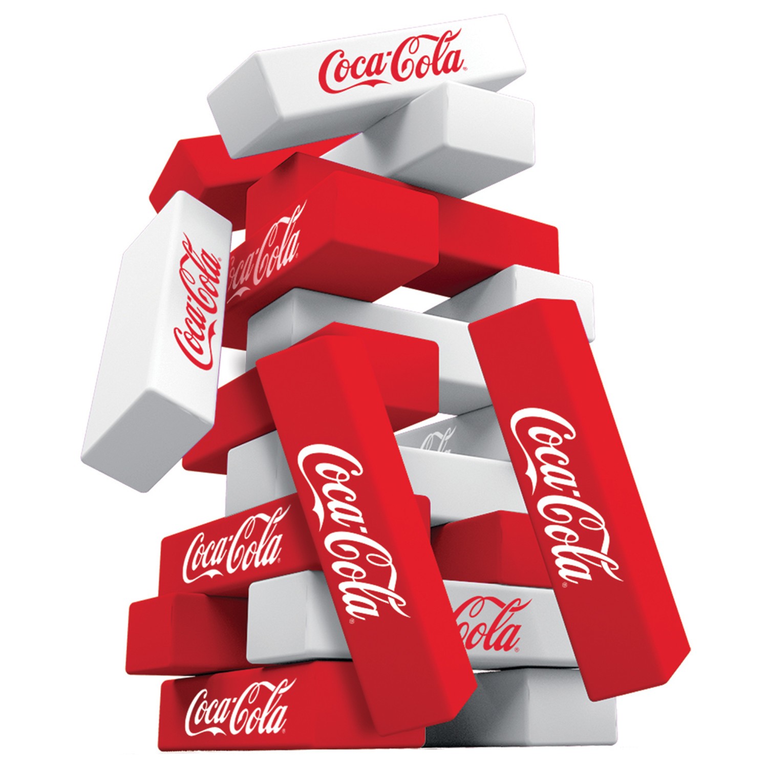 MasterPieces - Coca-Cola - Officially Licensed Mini Tumble Tower Game