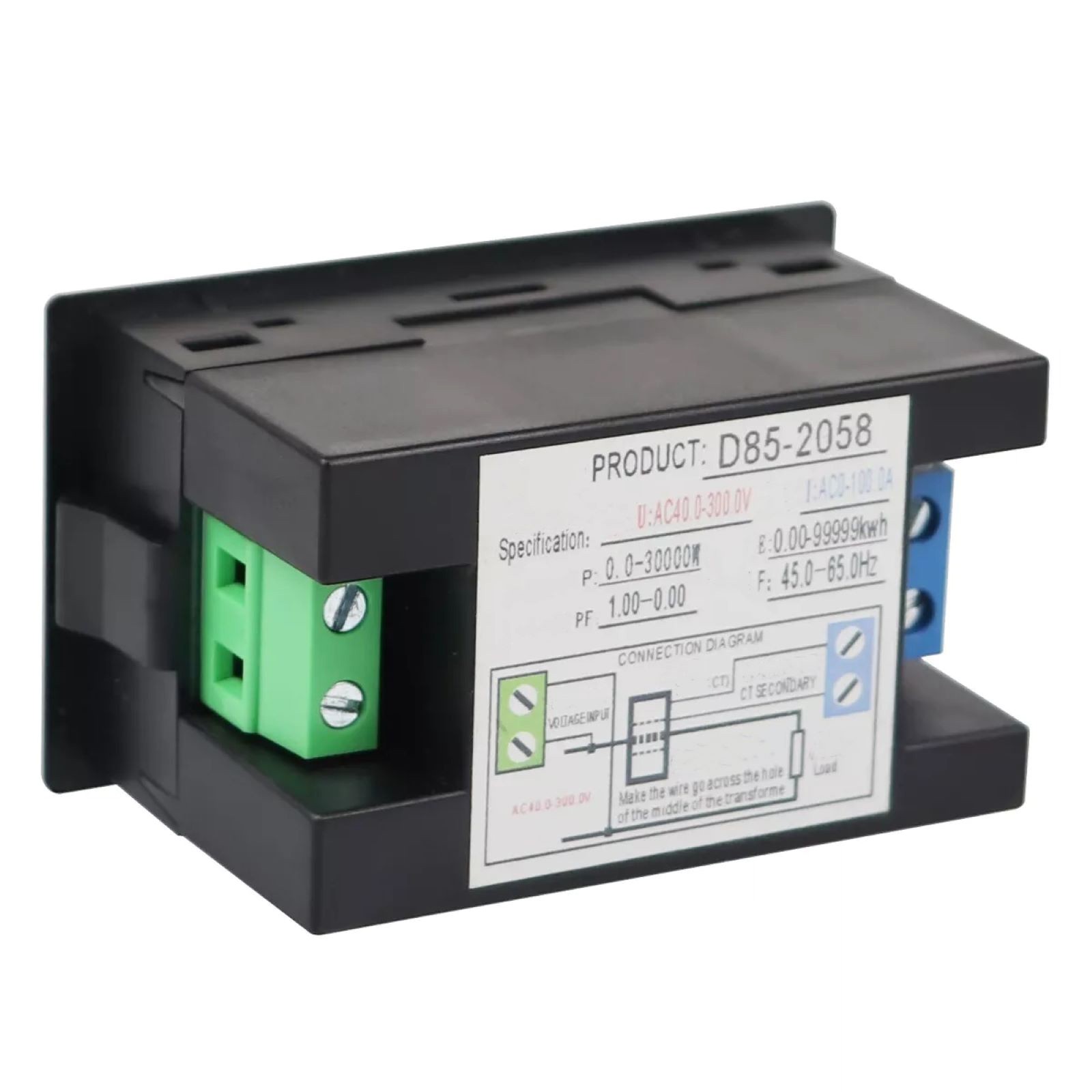 1PCS AC panel meter With High Precision and Dynamic Range Design D85-2058