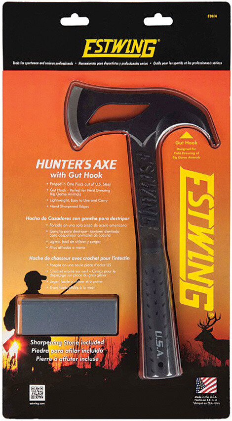 Estwing Hunters 7.25" Forged One-Piece Construction Axe Head Rubberized Handle