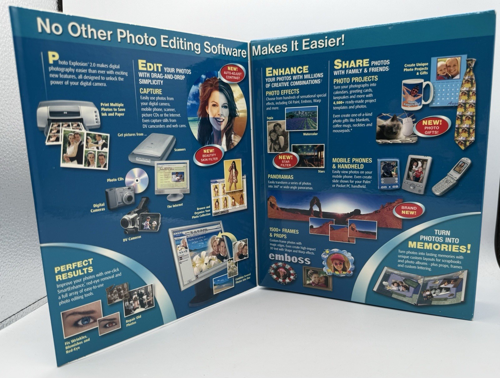 Nova Photo Explosion Deluxe Version 2 Windows XP, 2000 ME 98 Photo Edit Software