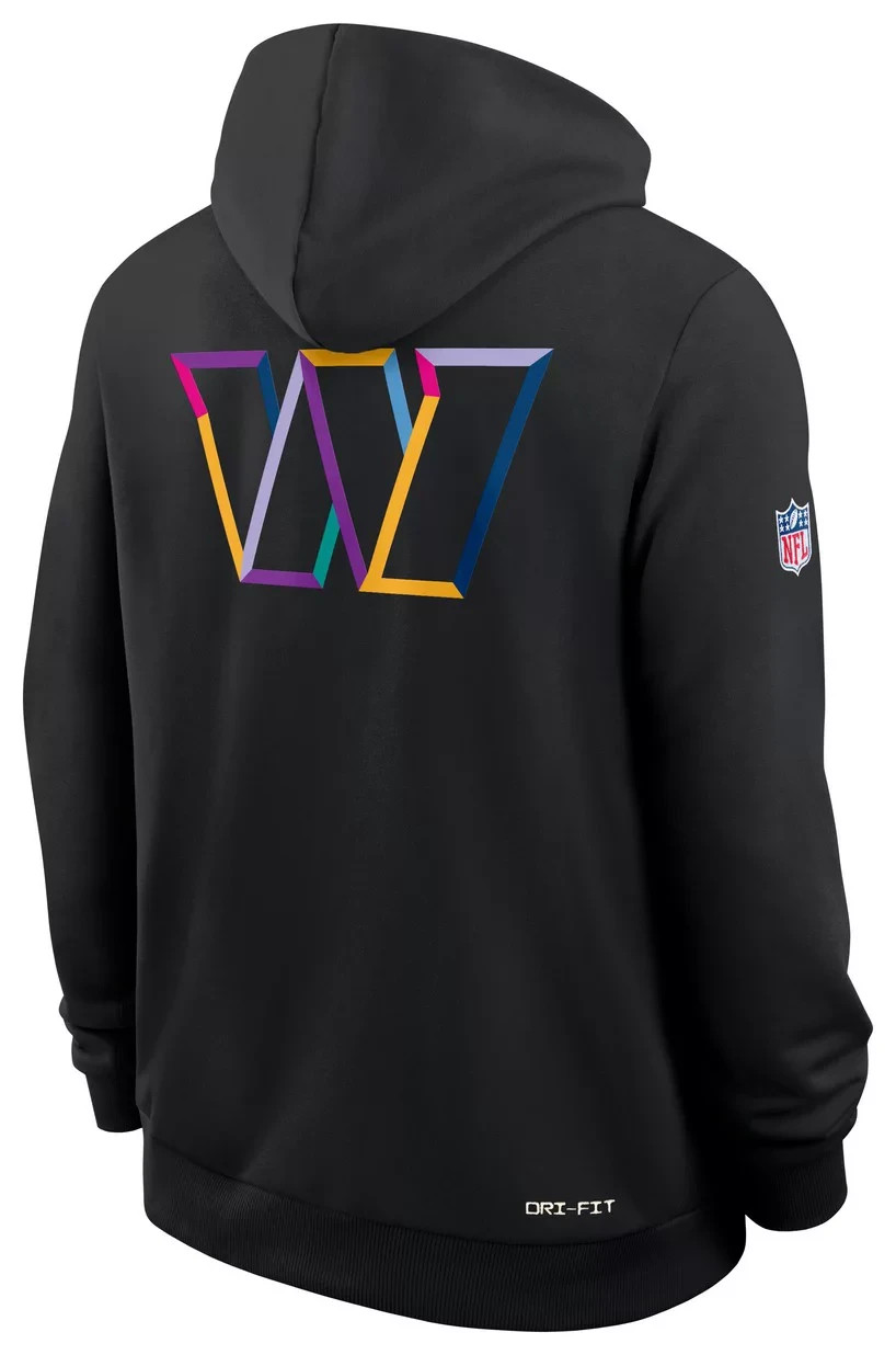 Authentic Nike Washington Commanders 2025 Crucial Catch Hoodie Standard Issue