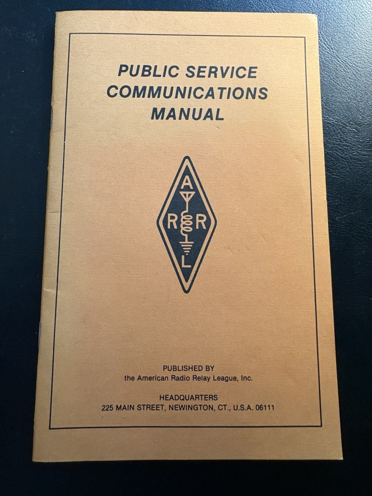 ARRL Public Service Communications Manual 1987 ARES NTS Ham Radio