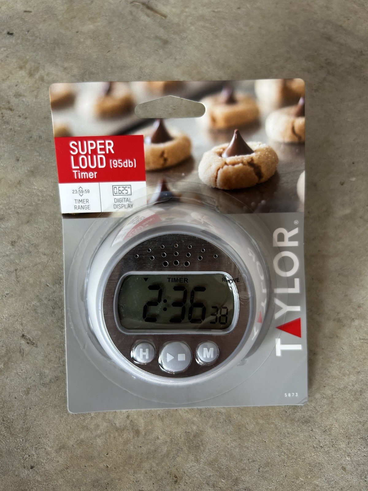 NEW Taylor 5873 Super Loud 95dB Digital Kitchen Timer LCD Magnetic Fast Shipping
