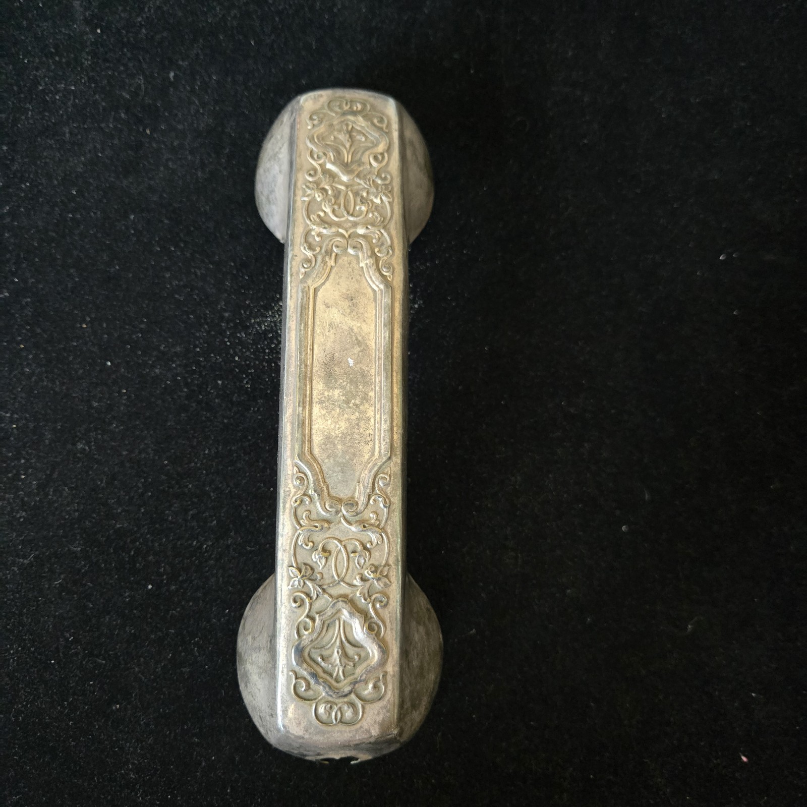 Gorham Telephone Phone Handset Receiver Silver plate Cover Vintage uncleaned