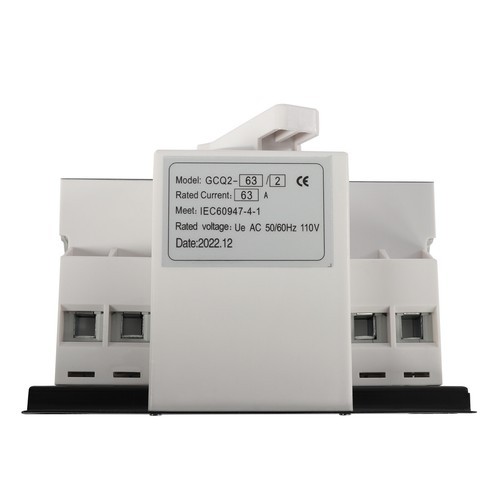 63A 2P 110V Dual Power Automatic Transfer Switch Generator Changeover Switch