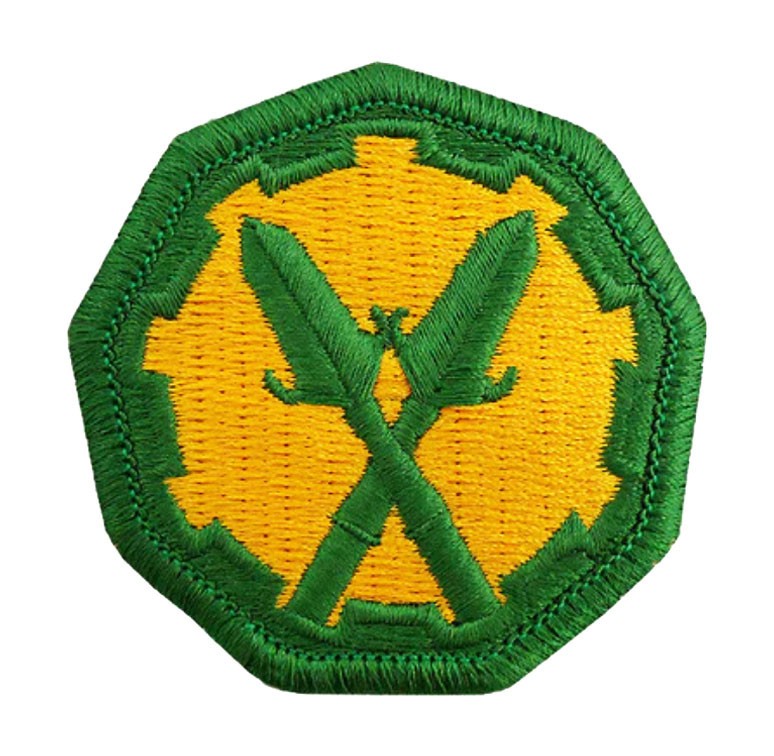 290th Military Police Brigade Color Patch with Hook Fastener-Veteran Business