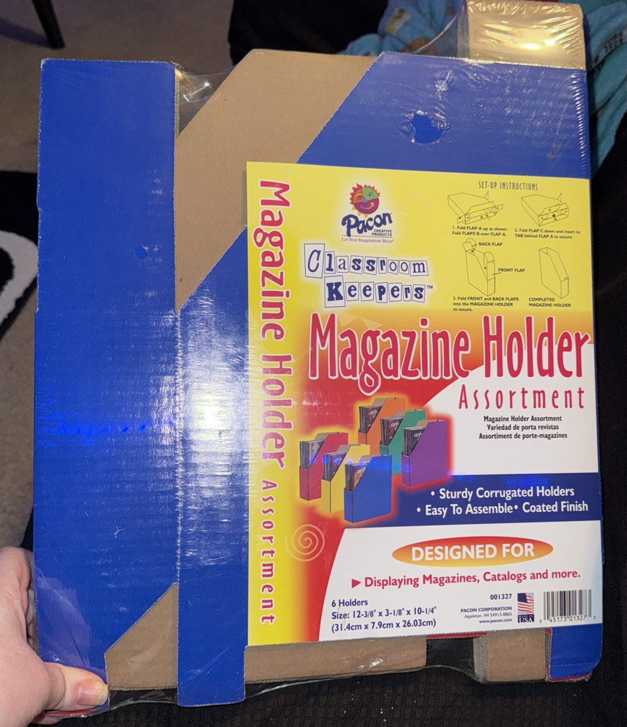Classroom Keepers 6 Magazine Holders NEW