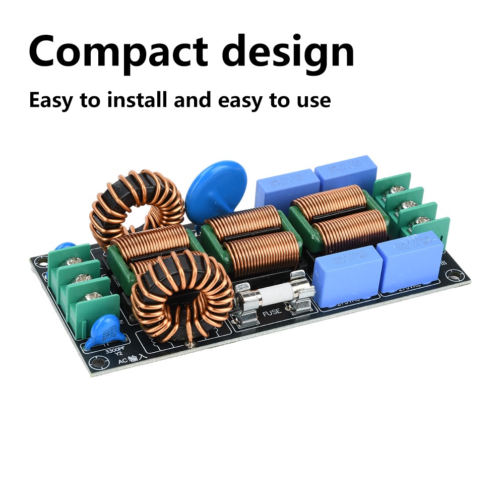 16A EMI Filter Four Level Audio AC220V Power Electromagnetic Interference Filter