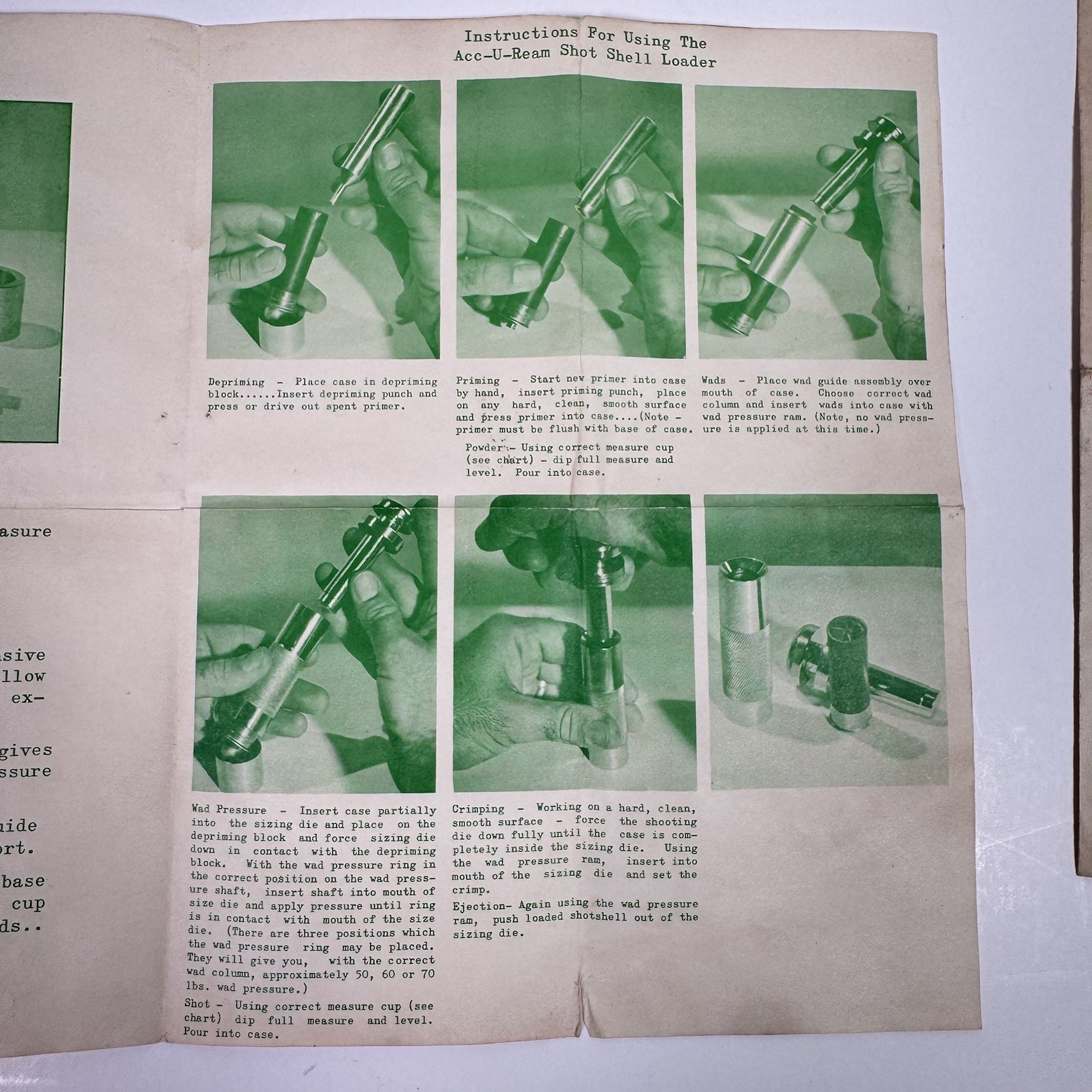ACC-U-REAM The Mark I Shotshell Loader Vtg 60's Rare