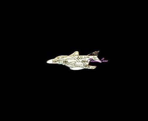F-4 Phantom (color) + a custom promo pin