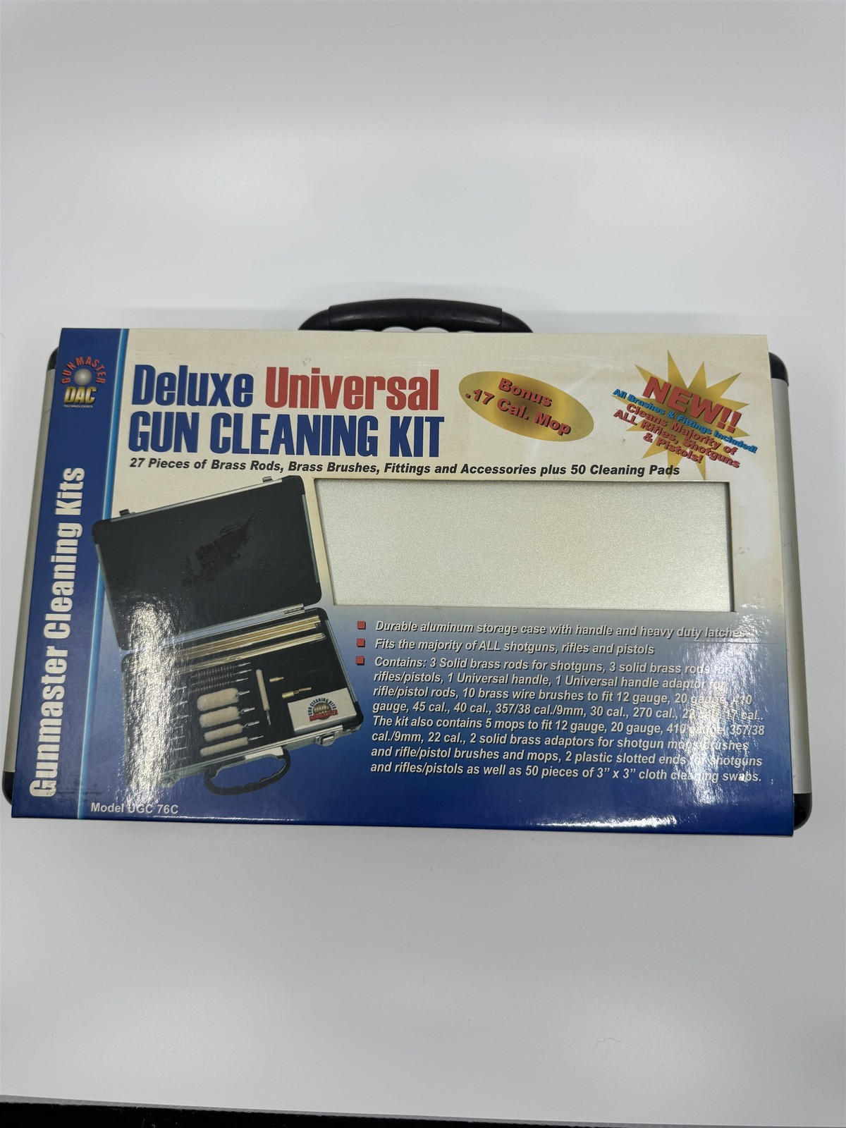 DAC Gunmaster Deluxe Universal Gun Cleaning Kit for Most Rifles/Shot/Pis UGC 76C