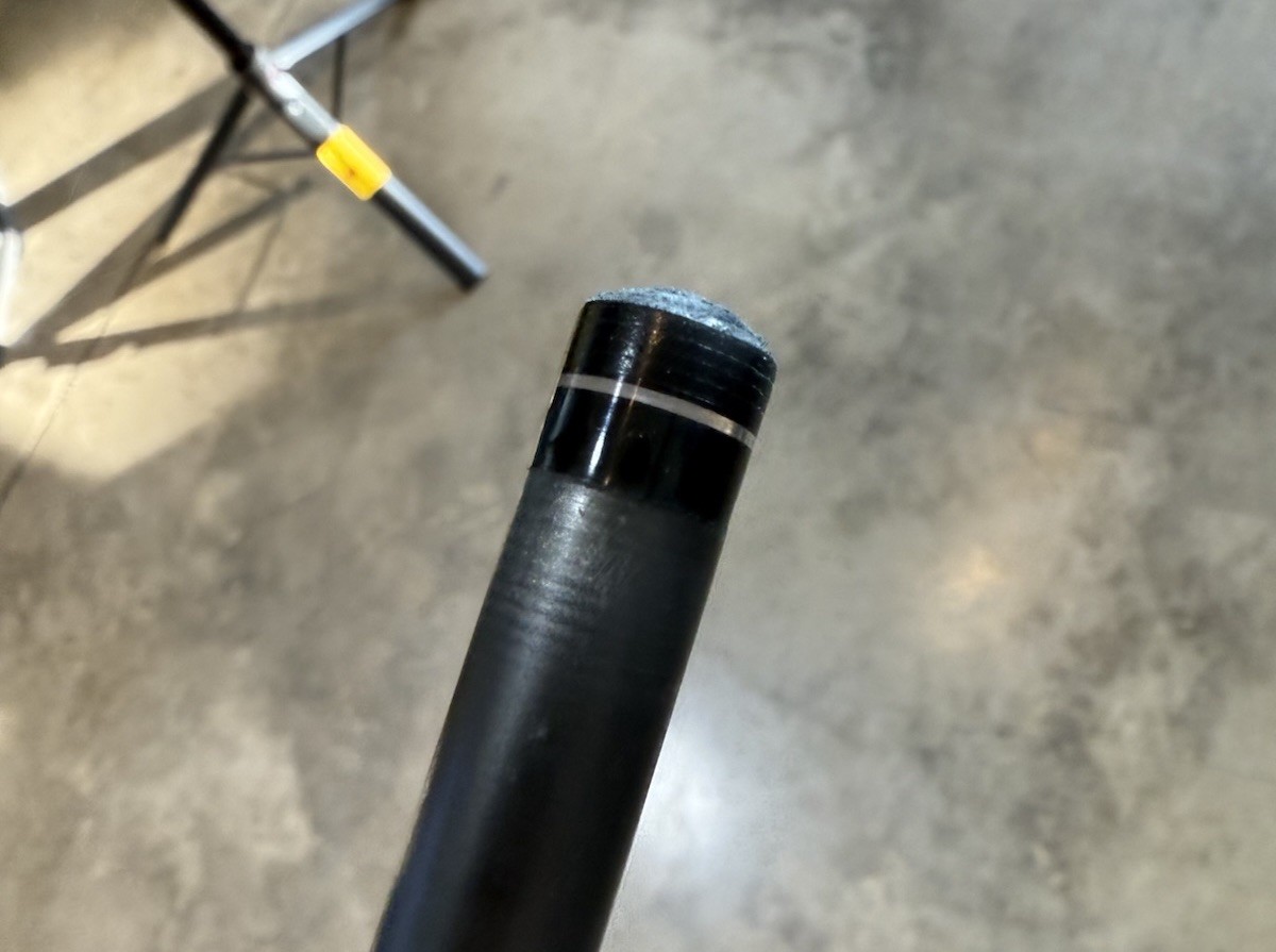 Pool Cue Tip | Endurance™ High Run Black Clear | 14mm, 8 layer