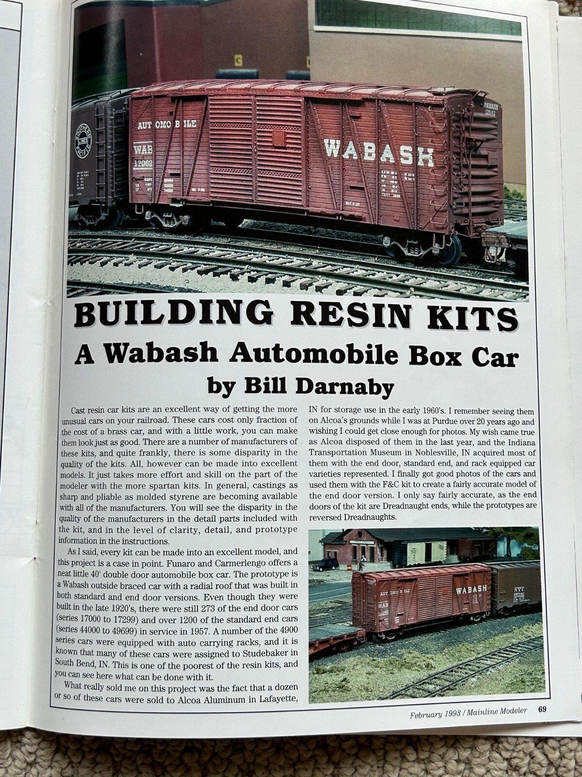 1993 Mainline Modeler Magazines