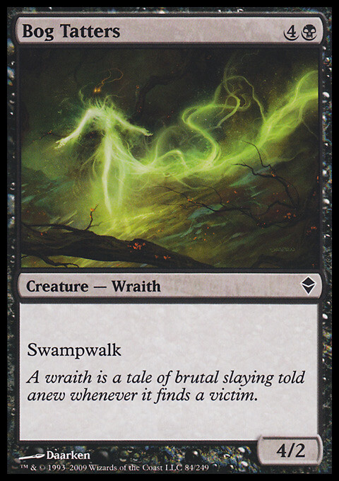MTG Magic the Gathering Bog Tatters (84/280) Zendikar LP