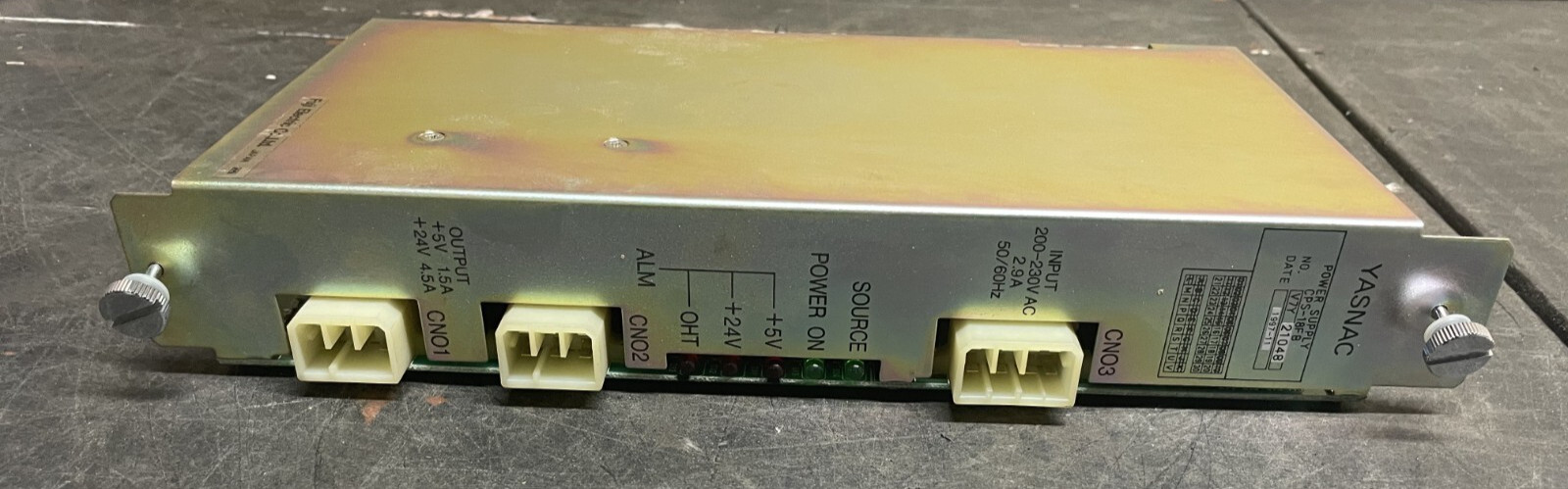 YASKAWA ELECTRIC CPS-18FB POWER SUPPLY MODULE