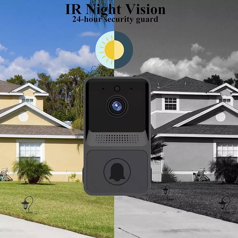Wireless Security Smart WiFi Doorbell Intercom Video Camera Door Ring Bell Chime